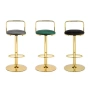 Барный стул Woodville Lusia black / gold
